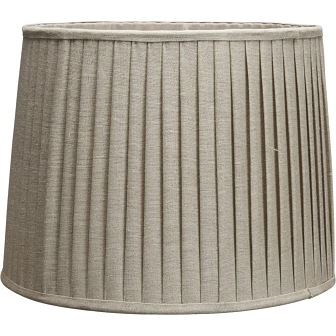 Lniany abażur plisowany Sofia naturalny 35cm
